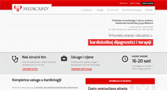 Desktop Screenshot of medicard.hr